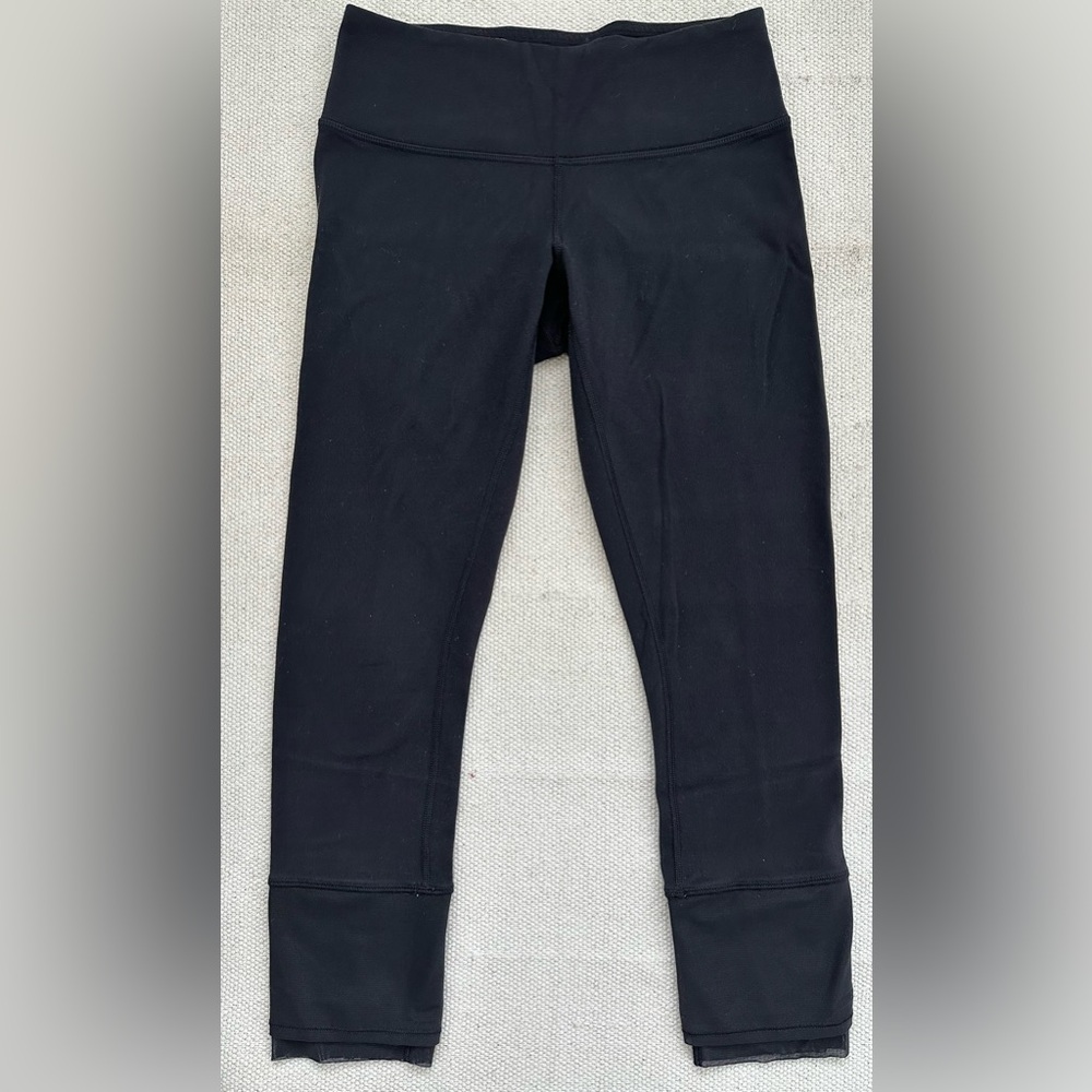 Lululemon Find Your Flow Wunder Under Mesh Crop 4 - image 8